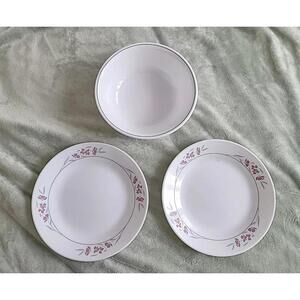 Replacement Serveware Corelle Silk Bottoms (2 Plates, 1 Bowl)